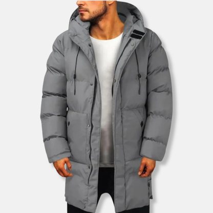 Roberto Hooded Puffer Parka | Quilted Mid-Thigh Parka