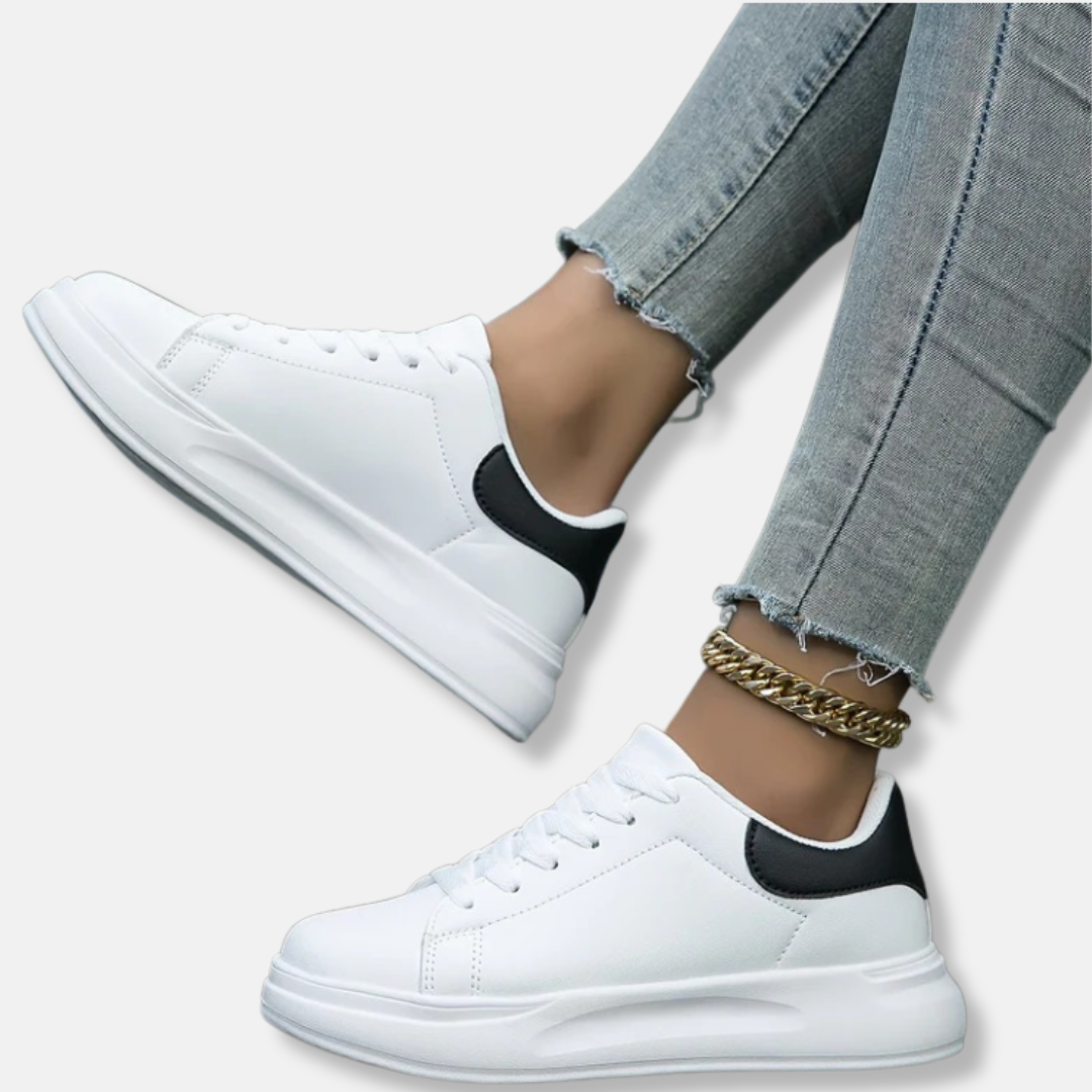 Aria Low-Top Sneakers | Platform Sole Low-Top Sneakers