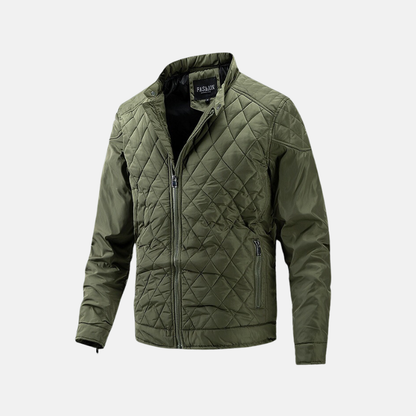 Men's Jacket - Woven Fabric - Slim Fit - Stand Collar