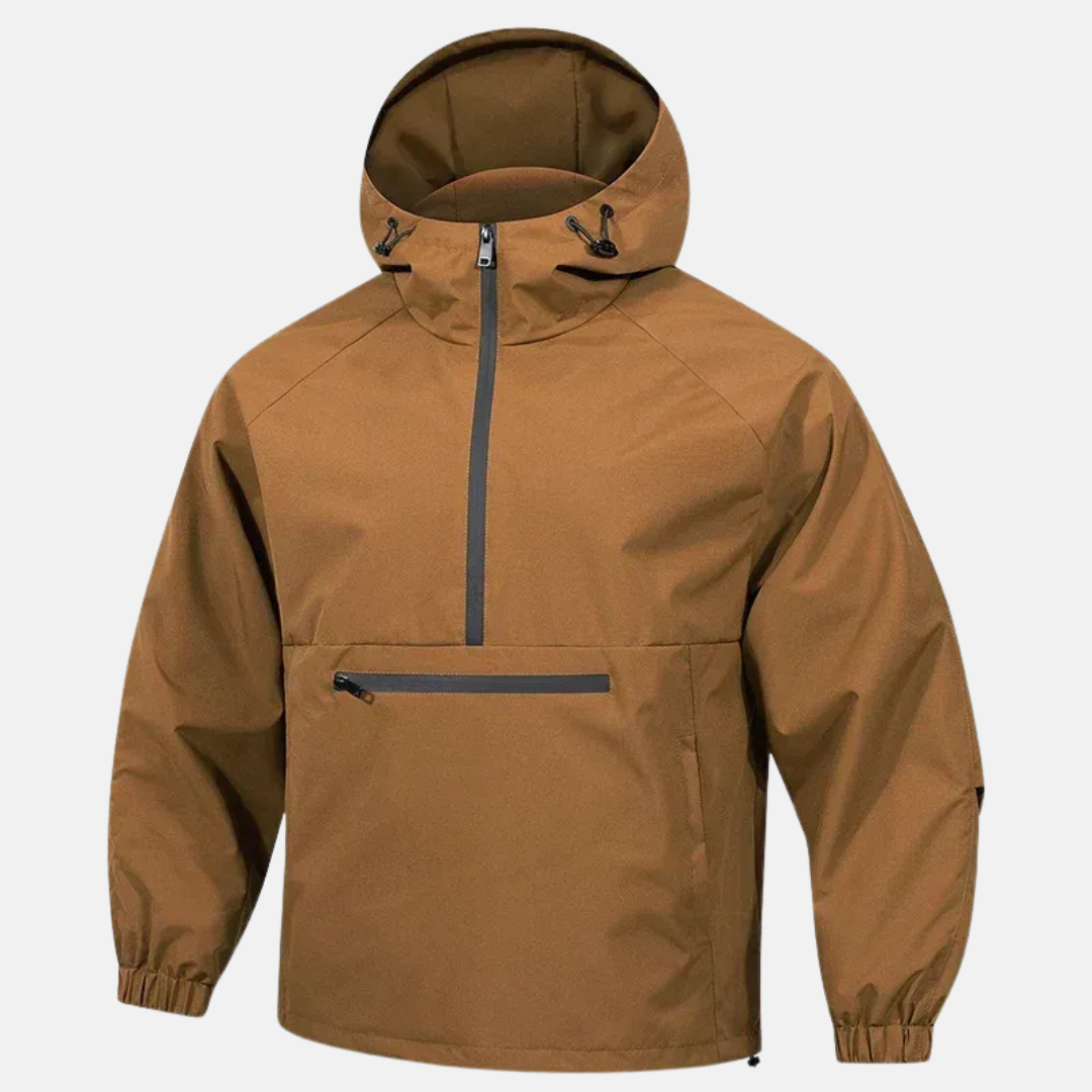 Mario Relaxed Fit Pullover Jacket | Hooded Pullover Jacket