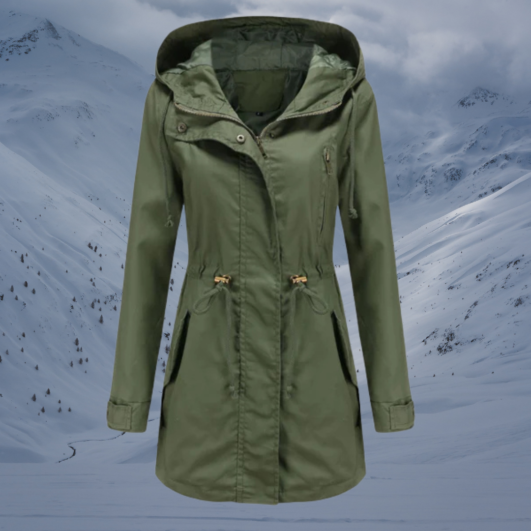 Jessica Relaxed Fit Utility Jacket | Hooded Utility Jacket