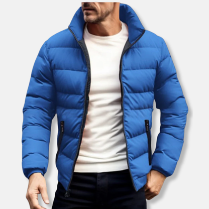 Daniele Quilted Puffer Jacket | Stand Collar Winter Jacket
