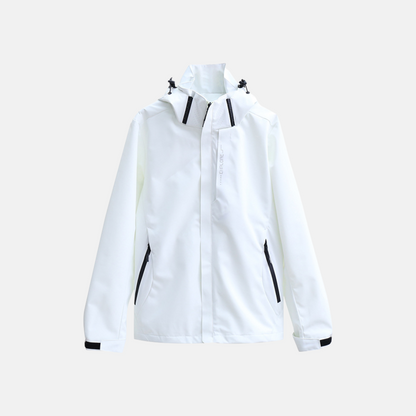 Men's jacket – Straight cut – Breathable water-repellent fabric – Adjustable hood