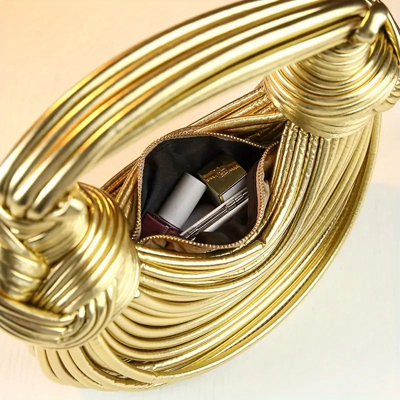 Alessandra Sculptural Handbag | Knotted Detail Handbag