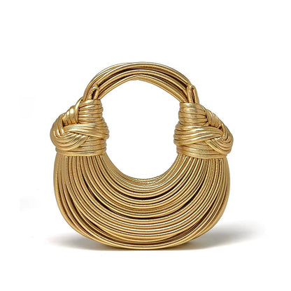 Alessandra Sculptural Handbag | Knotted Detail Handbag