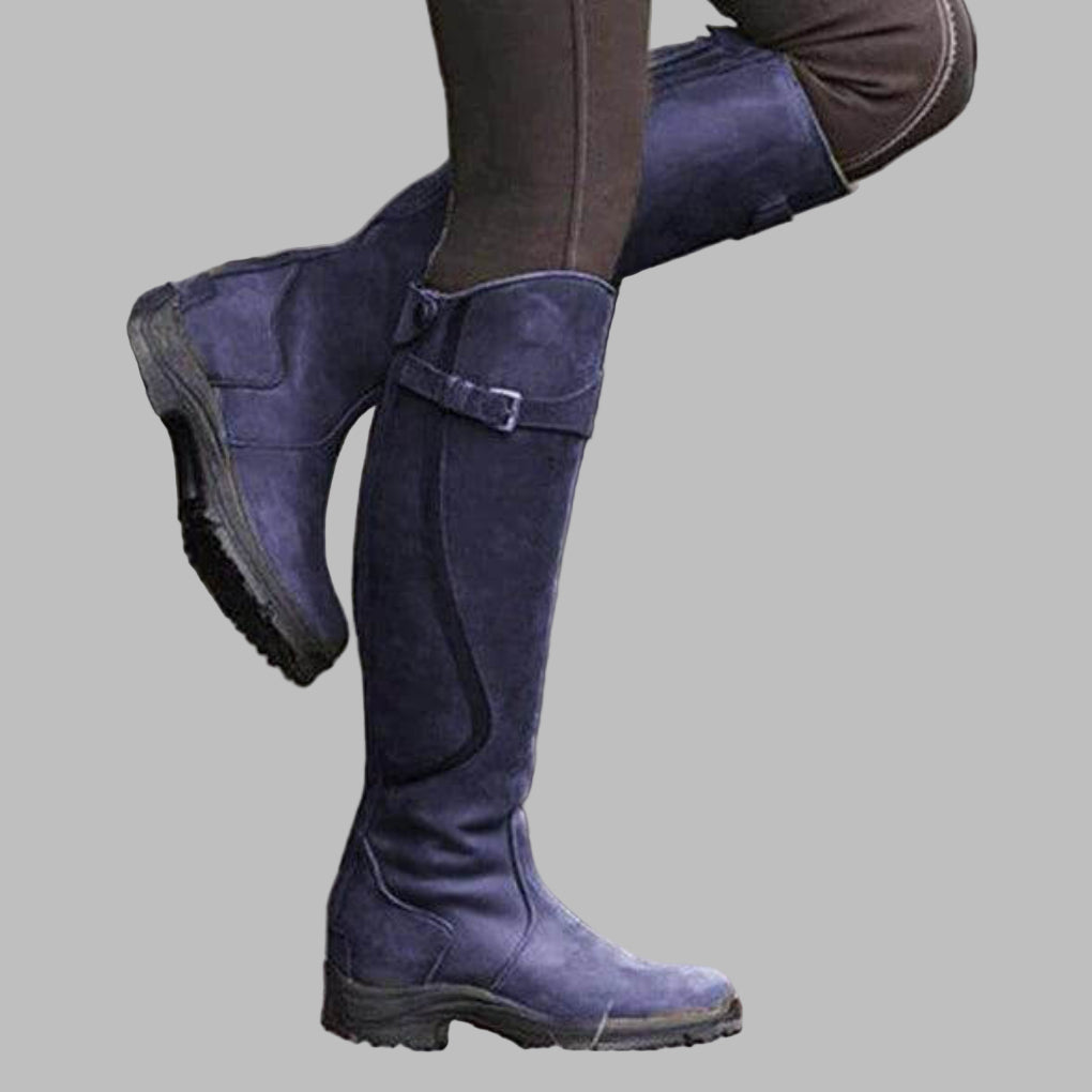 Teresa Leather Hiking Boots | Knee-High Hiking Boots