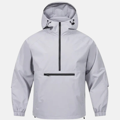 Mario Relaxed Fit Pullover Jacket | Hooded Pullover Jacket