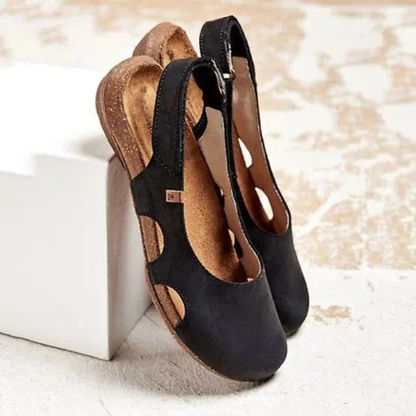 Sandales Femme Fermées – Maintien Confortable – Bride Réglable – Tissu Respirant