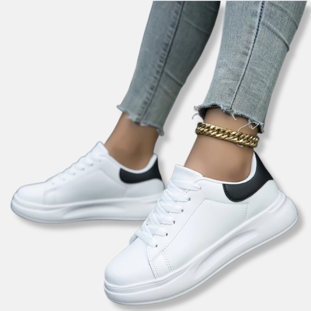 Aria Low-Top Sneakers | Platform Sole Low-Top Sneakers