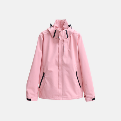 Men's jacket – Straight cut – Breathable water-repellent fabric – Adjustable hood