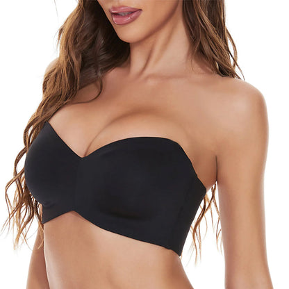 Women's bandeau bra – Seamless – Comfortable support – Strapless