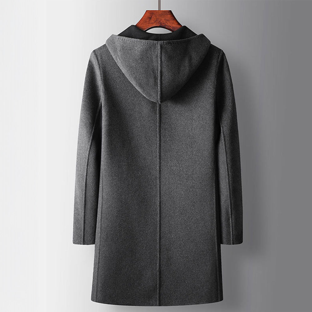 Ethan Hooded Coat | Reversible, Knee-Length Coat