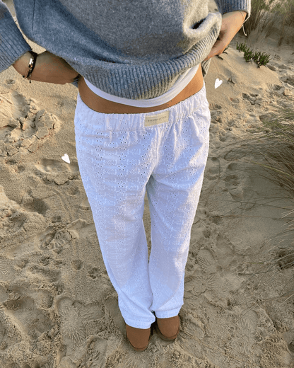 Pantalon de détente femme – Coupe décontractée – Taille élastique – Tissu léger respirant