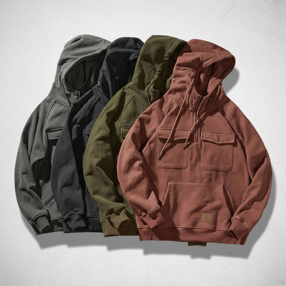 Finley Quarter-Zip Hoodie | Relaxed Fit, Kangaroo Pocket Hoodie