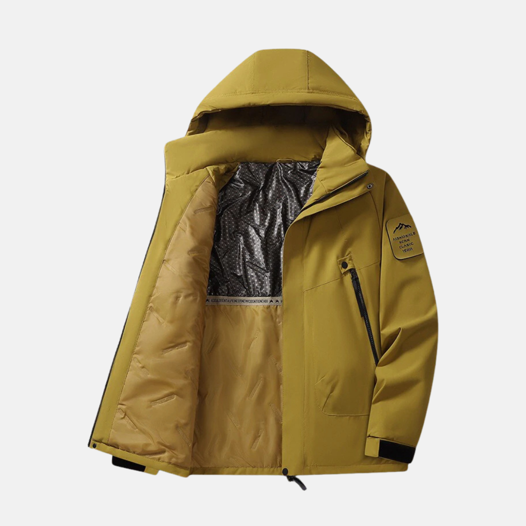 Antonio Hooded Puffer Parka | Quilted Zip Front Puffer Parka