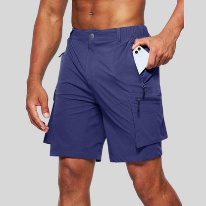 Zip Pocket Cargo Shorts for Men – Secure Storage & Relaxed Comfort