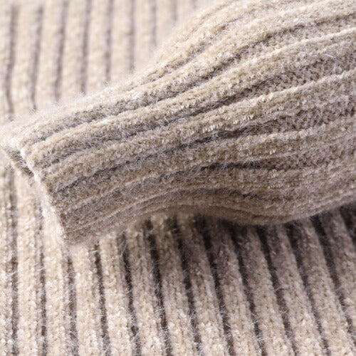 Matteo Turtleneck | Thick Ribbed Knit Winter Sweater