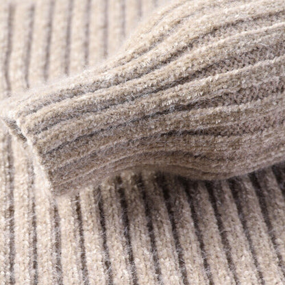 Matteo Turtleneck | Thick Ribbed Knit Winter Sweater