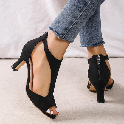 Women's sandals – Elegant design – Arch support – Comfortable mid heel