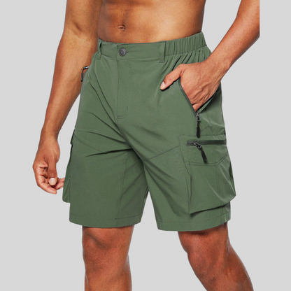 Zip Pocket Cargo Shorts for Men – Secure Storage & Relaxed Comfort