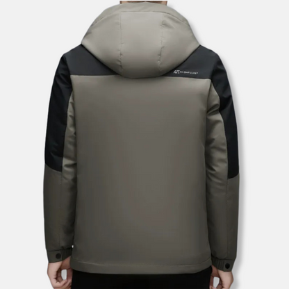 Christian Regular Fit Hooded Jacket | Casual Solid Hooded Jacket