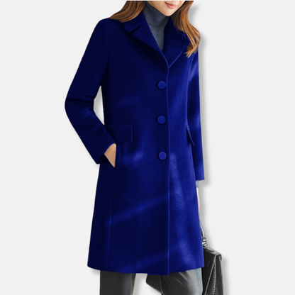 Harriet Fitted Trench Coat | Everyday Knee-Length Trench Coat