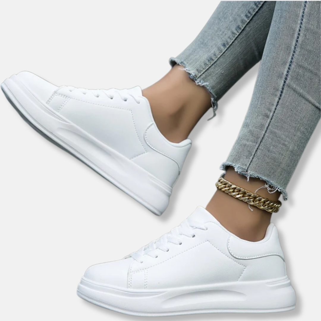 Aria Low-Top Sneakers | Platform Sole Low-Top Sneakers
