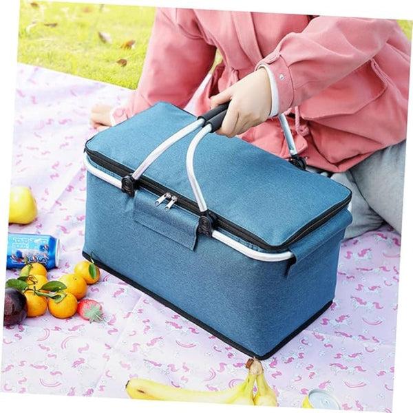 Minimalist Insulated Collapsible Picnic Basket