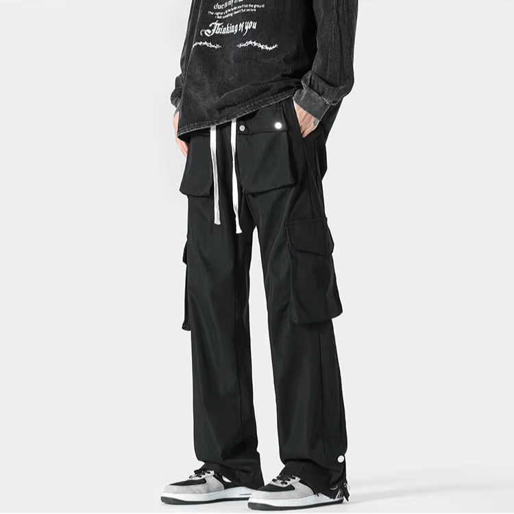 James Relaxed Fit Cargo Pants | Drawstring Waist Cargo Pants
