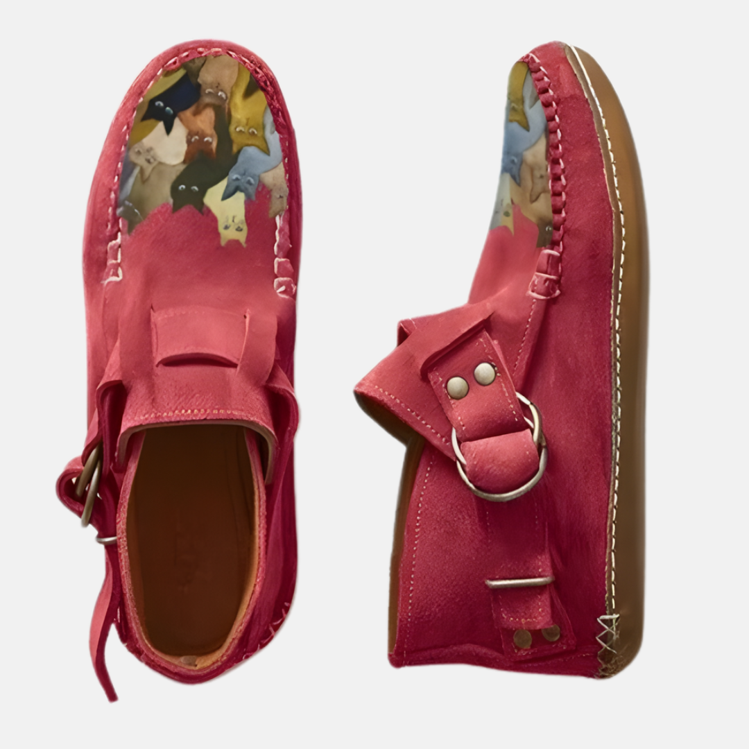 Paola Slip-On Moccasin Slippers | Fuzzy Lined Moccasin Slippers