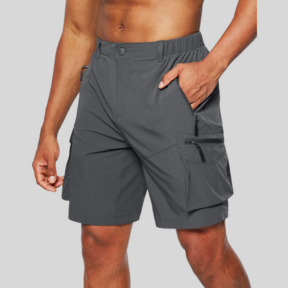 Zip Pocket Cargo Shorts for Men – Secure Storage & Relaxed Comfort