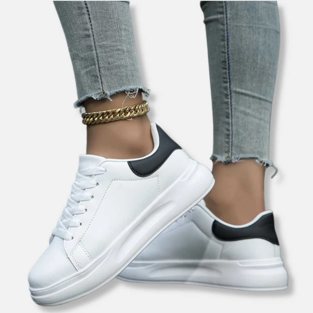 Aria Low-Top Sneakers | Platform Sole Low-Top Sneakers