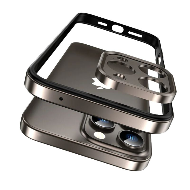 Metallic Camera Protector Phone Case With Slim Profile