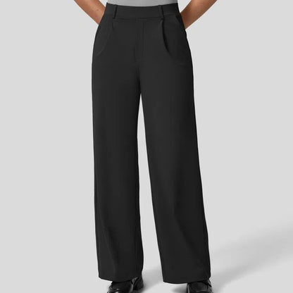 PANTALON NOVI DROIT STRETCH TAILLE HAUTE