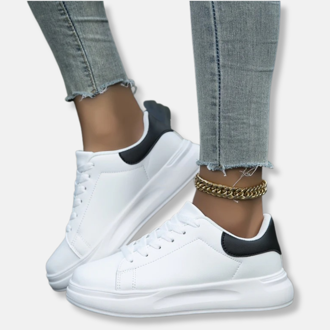 Aria Low-Top Sneakers | Platform Sole Low-Top Sneakers