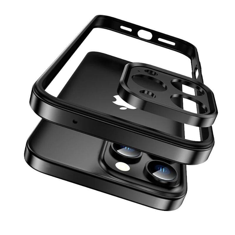 Metallic Camera Protector Phone Case With Slim Profile