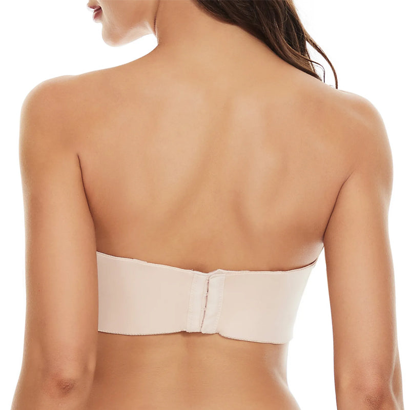 Women's bandeau bra – Seamless – Comfortable support – Strapless