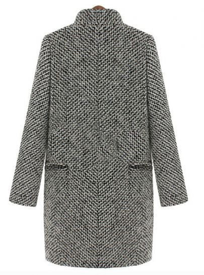 MANTEAU NOVI EN LAIN POUR FEMME