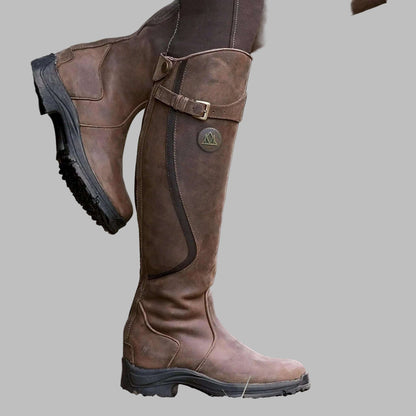 Teresa Leather Hiking Boots | Knee-High Hiking Boots