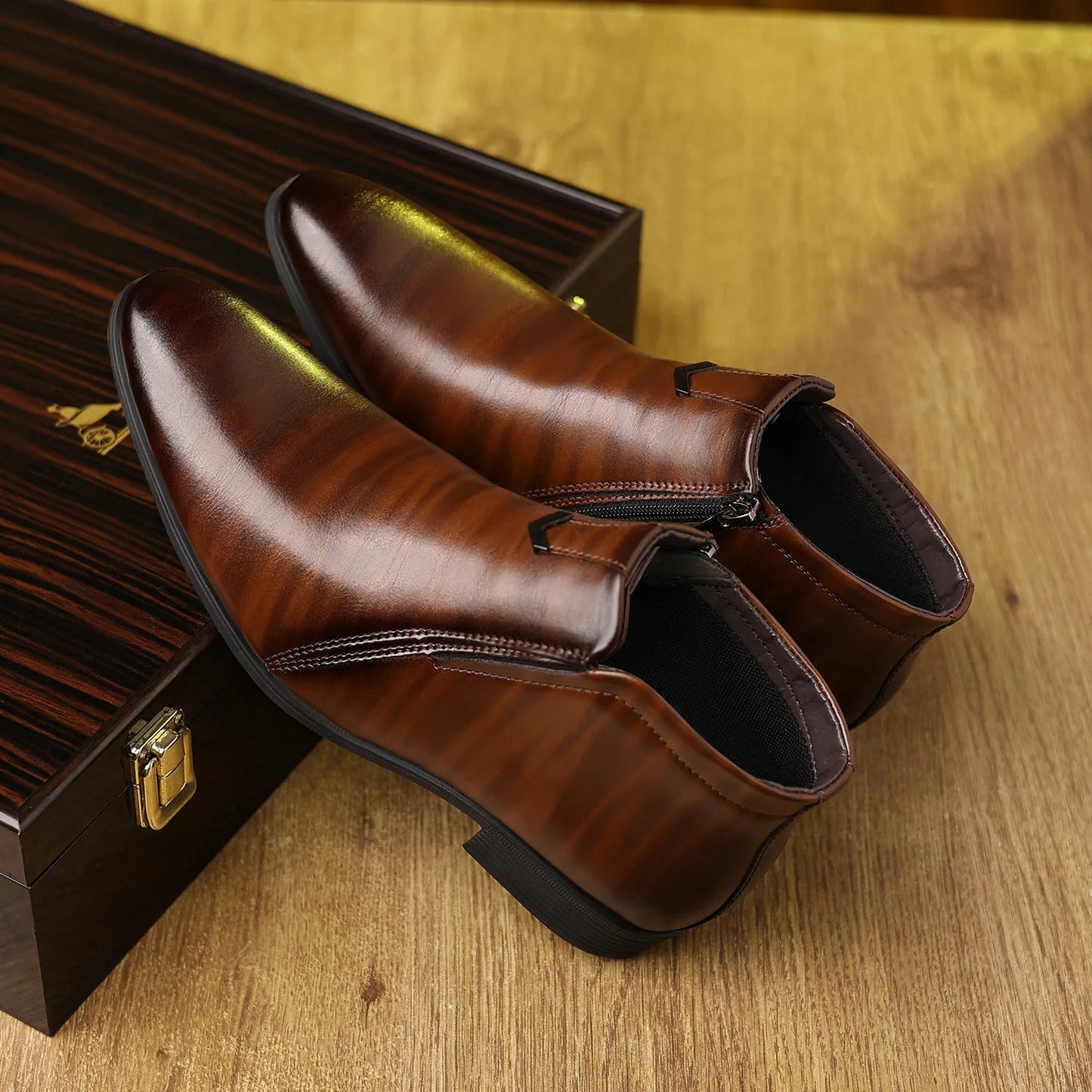 Alexander Side Zip Ankle Boots | Pointed Toe Ankle Boots