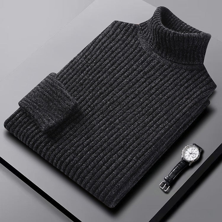 Matteo Turtleneck | Thick Ribbed Knit Winter Sweater