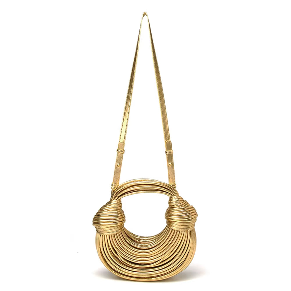 Alessandra Sculptural Handbag | Knotted Detail Handbag