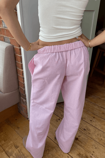 Pantalon de détente femme – Coupe décontractée – Taille élastique – Tissu léger respirant