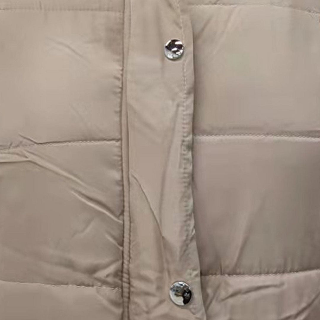 Chiara Hooded Puffer Vest | Quilted With Pockets Puffer Vest