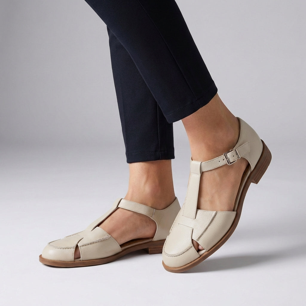 T-Strap Block Heel Mary Jane Sandals for Women – Secure Fit & Comfort