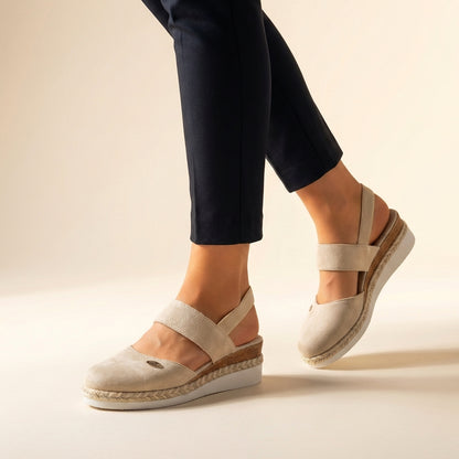 Platform Wedge Espadrille Sandals for Women – Orthopedic Support & Comfort