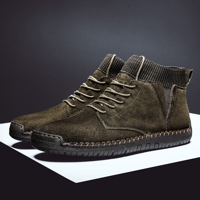 Giuseppe Knitted Collar High-Top Sneakers | High-Top Sneakers