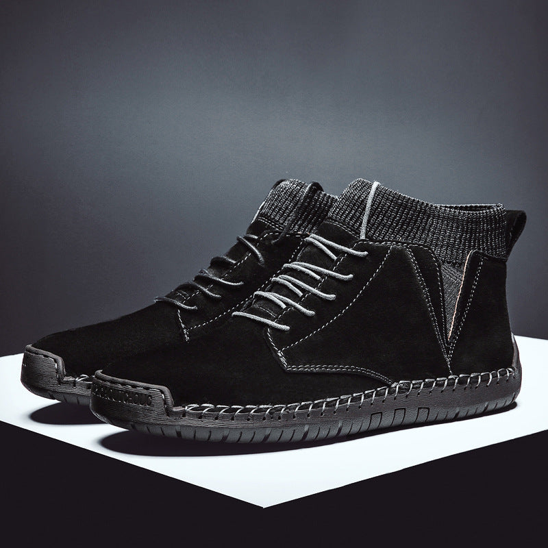 Giuseppe Knitted Collar High-Top Sneakers | High-Top Sneakers