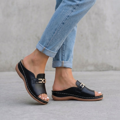 Orthopedic Platform Sandals for Women – Ergonomic Comfort & Support