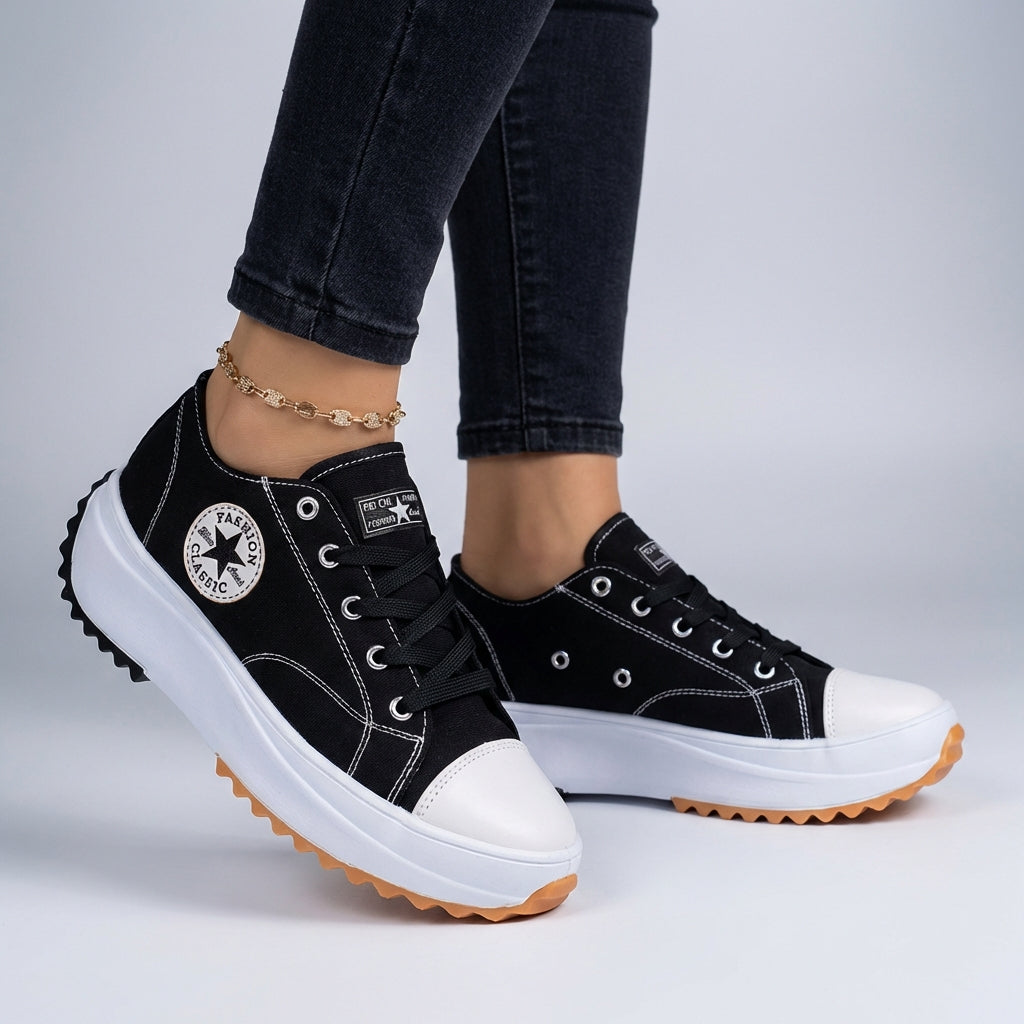 Orthopedic Platform Sneakers for Women – Ergonomic Comfort & Support